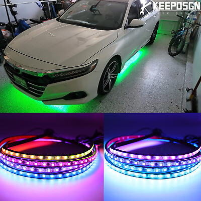 #ad For Honda Accord 6PCS RGB LED Underglow LED Kit Strip Lights Dream Color Chasing $59.33