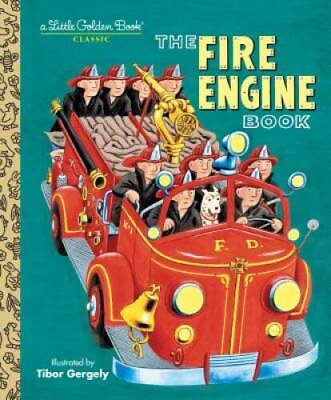 #ad The Fire Engine Book Little Golden Book Hardcover By Gergely Tibor GOOD $3.73
