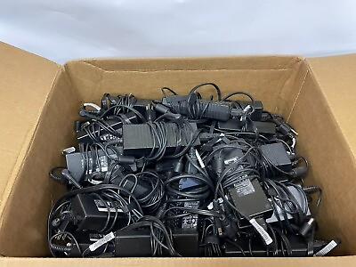 #ad Assorted Lot of 50 Delta 135W 7.4x5.0mm Round Tip AC Adapters w Power Cables $249.99