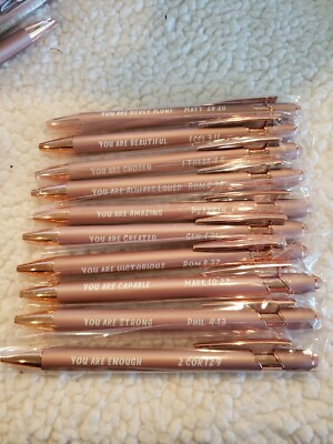 #ad Bible Verse Ballpoint Pens. 10 Total Pens. Great Gifts $10.97