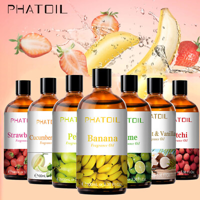 #ad 100ml Fruit Fragrance Oils Essential Oils for AromatherapyDiffuserSoap Making $11.99