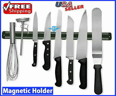 #ad Magnetic Holder Knife Scissor Wall Mount Rack Strip Kitchen Bracket 13“ Tool $8.69