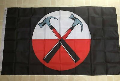 #ad Pink Floyd Banner Flag The Wall Walking Hammers 3x5 US SELLER $9.99