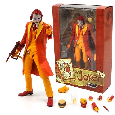 #ad NECA DC Comics Orange McDonald#x27;s Joker Dark Knight 7#x27;#x27; Action Figure In Box Toy $28.99