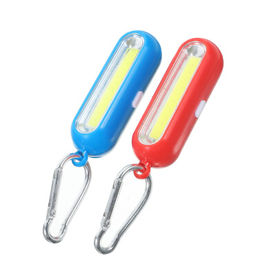 #ad 2 PCS Keyring with Light Keychain Flashlight Mini LED Camping Miniature $7.58