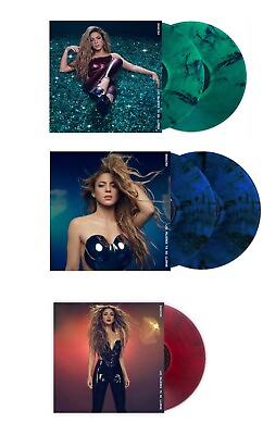 #ad Shakira Las Mujeres Ya No Lloran Limited Edition Color Vinyl Collection Preorder $165.00