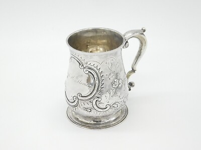 #ad George II Sterling Silver Engraved Tankard 1755 London Richard Gurney amp; Co. GBP 655.00