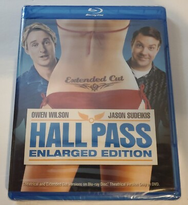 #ad Hall Pass Blu ray 2011 Extended Cut Enlarged Edition BRAND NEW SEALED $9.99