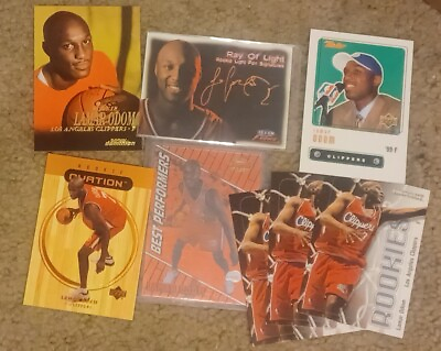 #ad 8 Card Lamar Odom Upper Deck Ovation Ray Of Light Rookie LA Clippers RC Lot $5.99