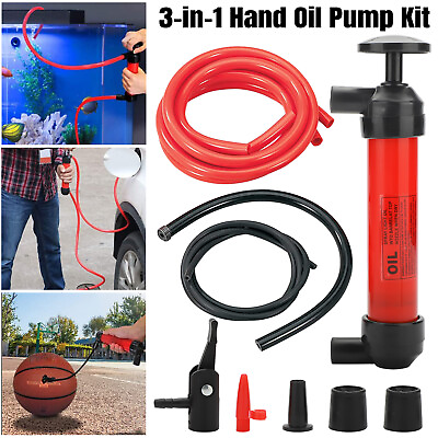 #ad Fluid Extractor Pump Manual Suction Oil Fuel Disel Transmission Transfer Hand US $13.98