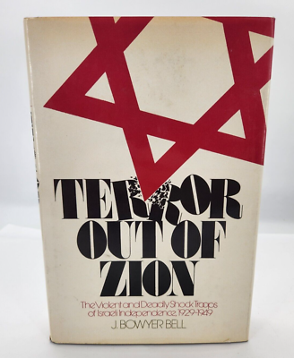 #ad TERROR OUT OF ZION: IRGUN ZVAI LEUMI LEHI AND THE By J. Bowyer Bell Hardcover $69.99