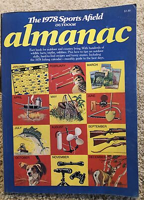 #ad The 1978 Sports Afield Almanac Fact Book for Country amp; Outdoor Living GREAT INFO $21.99