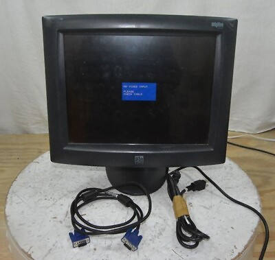#ad ELO 15quot; ET1525L 8SWC 1 E70597 000 Touchscreen Monitor SEE NOTES $80.99