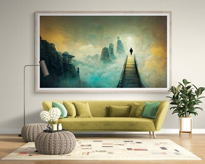 #ad Staircase into Light Soul Heaven Poster Premium Quality Choose your Size AU $21.52
