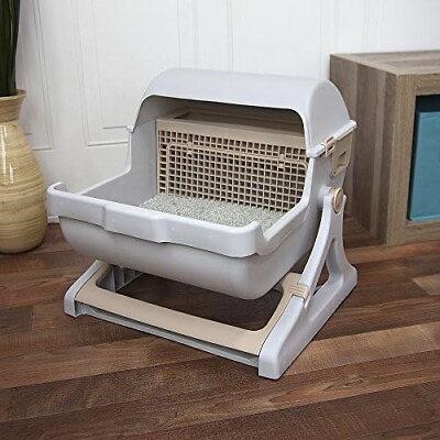 #ad Le you pet semi automatic quick cleaning cat litter box Luxury cat toilet $150.99