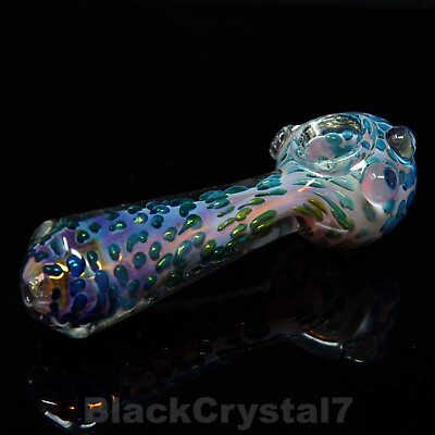 #ad 5quot; Handmade Heavy Thick Color Changing Glacier Tobacco Smoking Bowl Glass Pipes $17.59