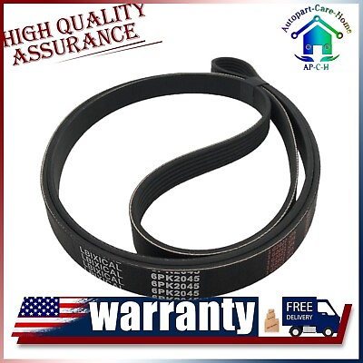 #ad 6PK2045 High Quality Serpentine Belt Rib Ace Precision Engineered V Ribbed Belt $19.25