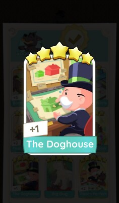 #ad 1 Day Left 🔥Monopoly Go 5 Star card 🌟 The Doghouse AU $13.00