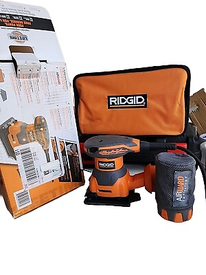 #ad RIDGID 2.4 Amp 1 4 Sheet Sander with AIRGUARD Technology R25011 NEW CONDITION $35.99