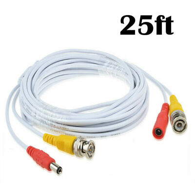 #ad Fite ON 25ft BNC Video and Power Cable Cord for CCTV Security Cameras Defender $10.85