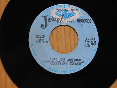 #ad Albertina Walker Gospel 45 Love One Another bw Mama Said Thank You on Jewel $7.00