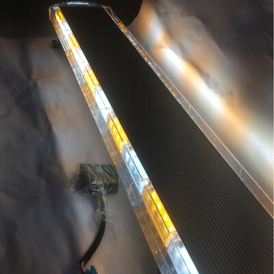 47quot; 88 LED Car Truck Tow LED Emergency Warning Strobe Light Bar Amber White New $150.00