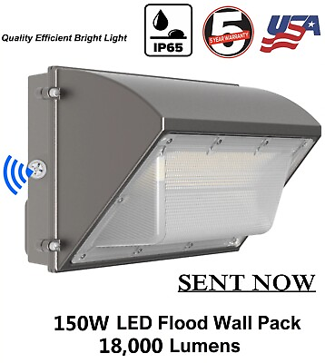 #ad 150W LED Wall Pack Light for Parking LotsWarehousesETL ListedUSA $312.00