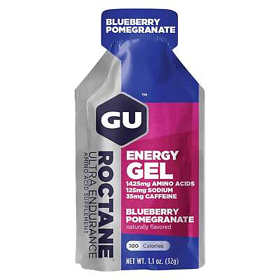 #ad GU Roctane Ultra Endurance Blueberry Pomegranate Energy Gel 32g Free Shipping $18.49