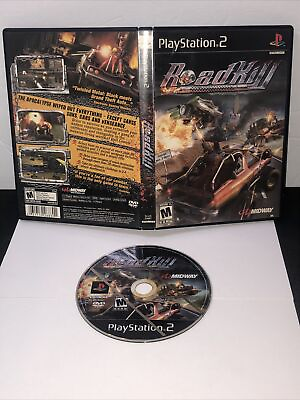 #ad Roadkill PlayStation 2 PS2 MIDWAY RARE 2003 NO MANUAL TESTED WORKS Black Label $17.99