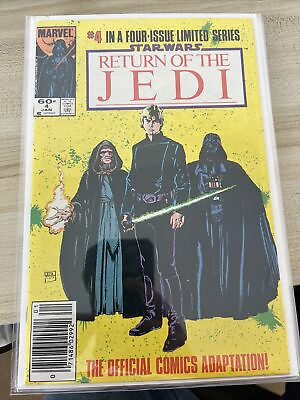 #ad Star Wars Return of The Jedi 1 2 3 4 Complete Set Newsstand 1983 Marvel VF $39.99