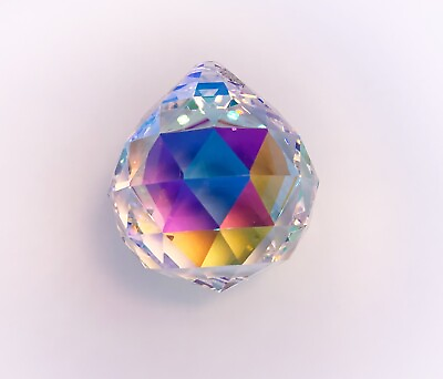#ad #ad 30mm Asfour Crystal Clear AB Crystal Sun Catcher Crystal Ball Prisms 1 Hole $64.50