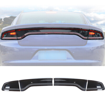 #ad Smoked Rear Tail Light Covers Trim For Dodge Charger 2015 Exterior Accessories $72.99
