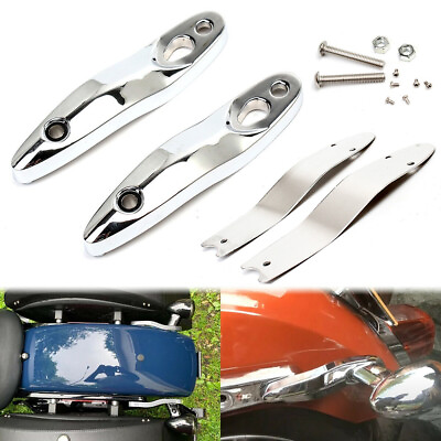 #ad Chrome Turn Signal Extension Bracket License Plate Kit For Harley Softail 00 23 $16.99