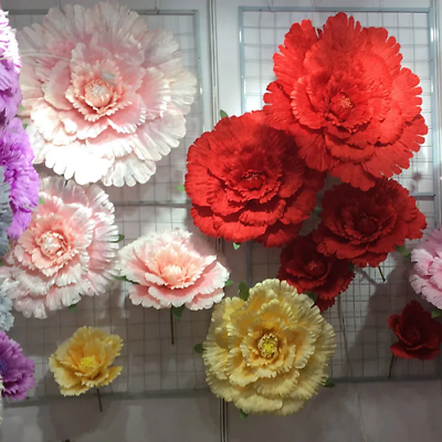 #ad Wedding Flower Large Silk Artificial Flower Head Giant Flowers Flower Wall Decor $25.19