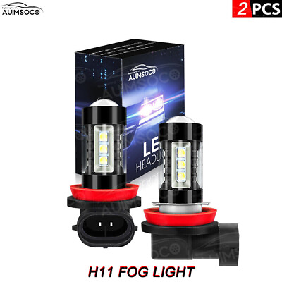 #ad 2pcs For Mazda CX 7 2007 2012 LED Fog Driving Bulbs H11 Fog light white kits $18.99