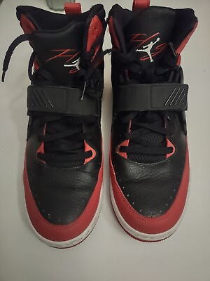 #ad Nike Air Jordan Flight Red black sneakers $29.00