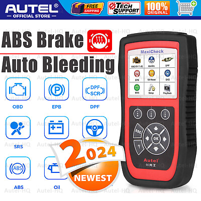 #ad 2024 Autel MaxiCheck Pro for ABS Brake Auto Bleed OBD2 OBD Scan Diagnostic Tool $145.99