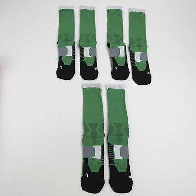 #ad Notre Dame Fighting Irish Under Armour Socks Men#x27;s Green Black New $19.49