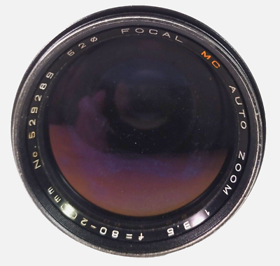 #ad 35MM Camera Zoom Lens 1:3.5 F=80 200MM Focal MC Auto $15.00