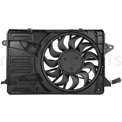 #ad For 2016 2020 Chevy Malibu 1.5L Left Side Radiator Cooling Fan Assembly $107.48