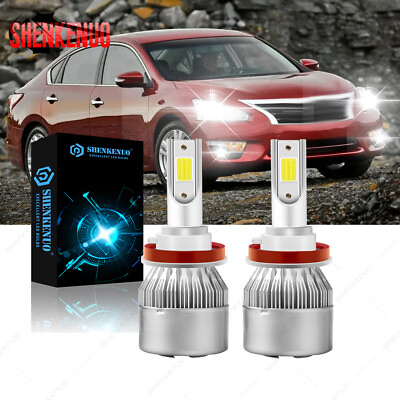 #ad For Nissan Altima 2007 2018 A Set LED Headlight 6000LM High Low Beam Combo Kit $19.99