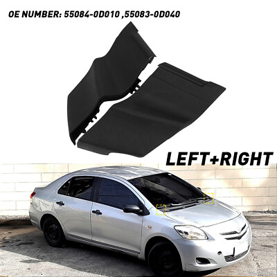#ad 2pcs Windshield Wiper Side Cowl Fits Cover Trim For Toyota Yaris 4 Door 2006 10 $11.69