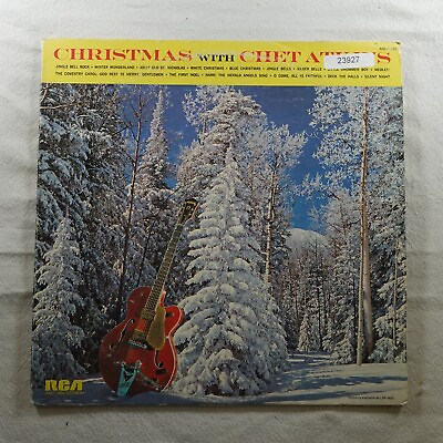#ad Chet Atkins Christmas With Chet Record Album Vinyl LP $14.77