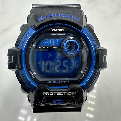 #ad Casio G Shock G8900A Men#x27;s Wrist Watch Black Blue New Battery $44.99