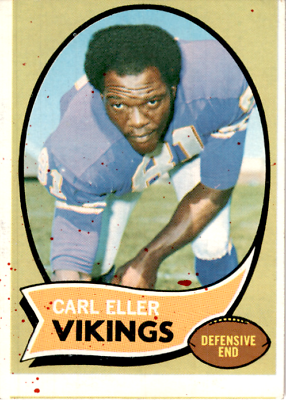 #ad 1970 Topps Football #175 Carl Eller Minnesota Vikings $5.09