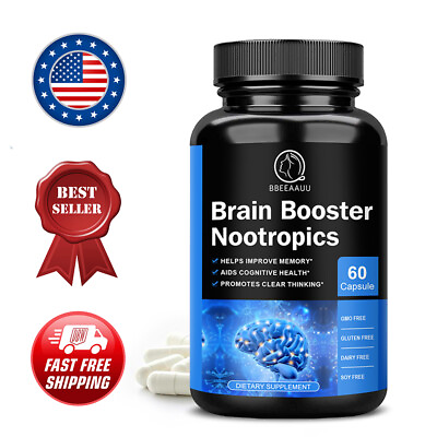 #ad Brain Health amp; Memory Booster Focus Function Clarity Nootropic Supplement $10.59