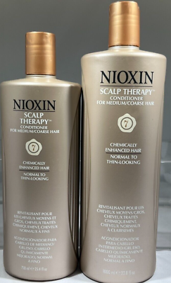 #ad Nioxin Scalp Therapy Conditioner for Medium Coarse Hair System 7 CHOOSE SIZE $24.95