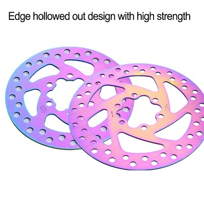 #ad Disc Brake Rotor Rotor Stainless Brake Disc Colorful Easy Installation $10.82