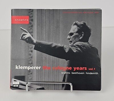 #ad Klemperer: The Cologne Years Vol.1 CD Brahms Beethoven Hindemith $5.60