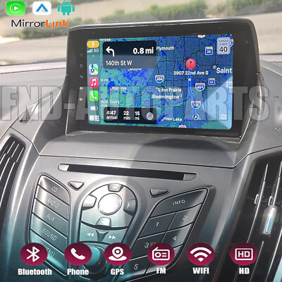 #ad Android 13.0 WIFI CarPlay Navigation Stereo Radio For 2013 2019 Ford Escape Kuga $154.90